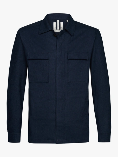 Profuomo OVERSHIRT LINEN NAVY