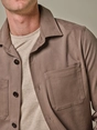 Profuomo OVERSHIRT TWILL M.BROWN
