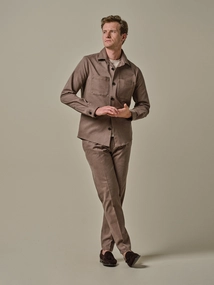 Profuomo OVERSHIRT TWILL M.BROWN