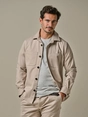 Profuomo OVERSHIRT TWILL SAND