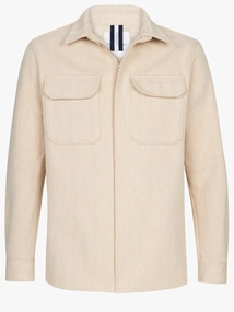 Profuomo OVERSHIRT ZIP HERR. D.BEIGE