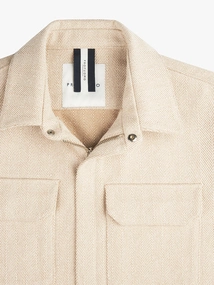 Profuomo OVERSHIRT ZIP HERR. D.BEIGE
