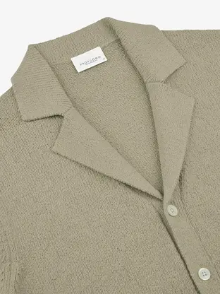 Profuomo POLO CAMP BUTTON TH SS BEIGE