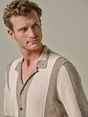 Profuomo POLO CAMP BUTTON TH SS D BEIGE