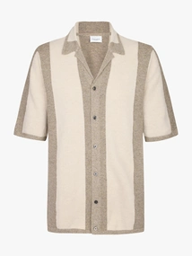 Profuomo POLO CAMP BUTTON TH SS D BEIGE