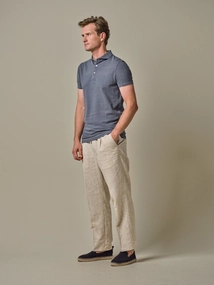 Profuomo POLO GARMENT DYE SS BLUE