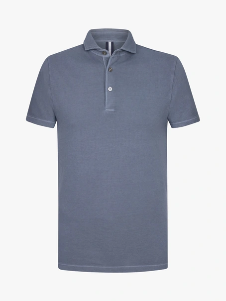 Profuomo POLO GARMENT DYE SS BLUE