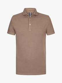 Profuomo POLO GARMENT DYE SS M BROWN