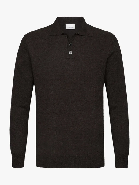 Profuomo POLO LS D BROWN