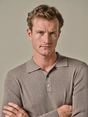 Profuomo POLO LS M BROWN