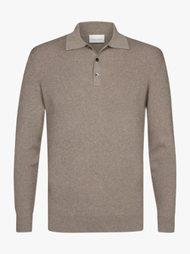 Profuomo POLO LS M BROWN