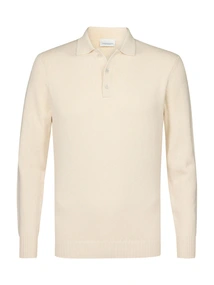 Profuomo POLO LS OFF WHITE