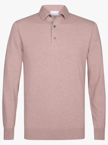 Profuomo POLO ONE PIECE LS DARK PINK