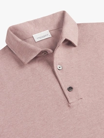 Profuomo POLO ONE PIECE LS DARK PINK