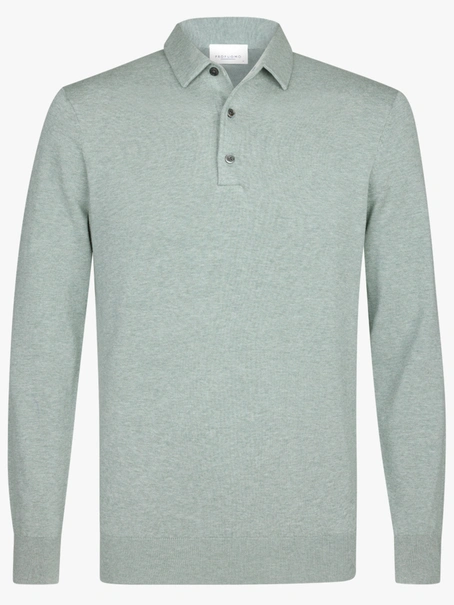 Profuomo POLO ONE PIECE LS GREEN