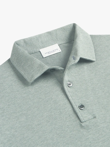 Profuomo POLO ONE PIECE LS GREEN