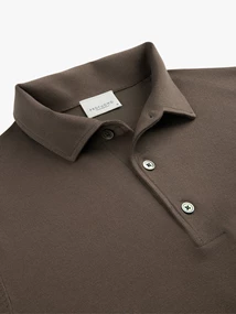 Profuomo POLO ONE PIECE MID BROWN