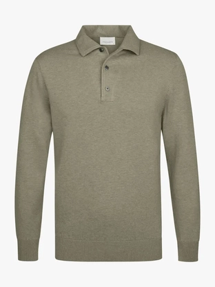Profuomo POLO ONEPIECE LS M GREEN