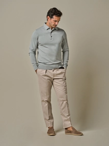 Profuomo POLO ONEPIECE LS MID GREEN