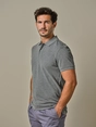 Profuomo POLO SS DARK GREY