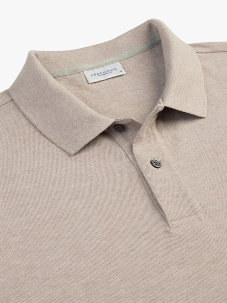 Profuomo POLO SS LIGHT BEIGE