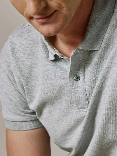 Profuomo POLO SS LIGHT GREY