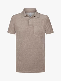 Profuomo POLO TOWELLING SS BROWN
