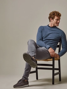Profuomo PULLOVER CREW NECK BLUE