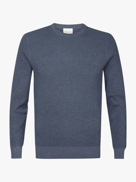 Profuomo PULLOVER CREW NECK BLUE
