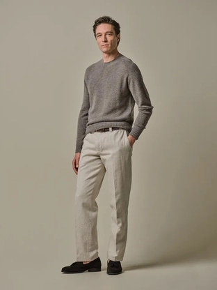 Profuomo PULLOVER CREW NECK L BROWN