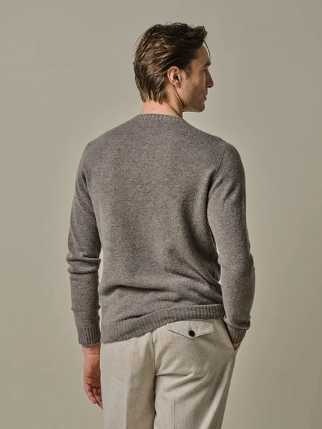 Profuomo PULLOVER CREW NECK L BROWN