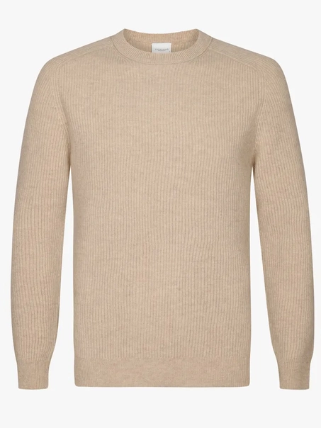 Profuomo PULLOVER CREW NECK L SAND