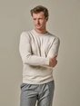 Profuomo PULLOVER CREW NECK LS D BEIGE