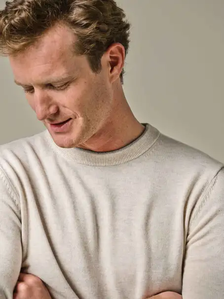 Profuomo PULLOVER CREW NECK LS D BEIGE