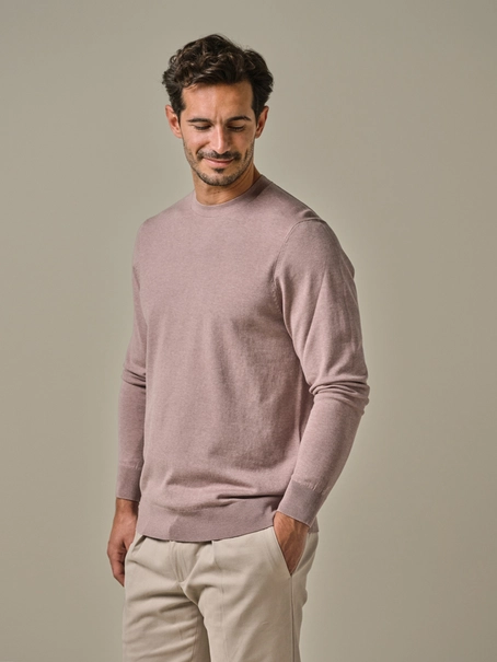 Profuomo PULLOVER CREW NECK LS D PINK