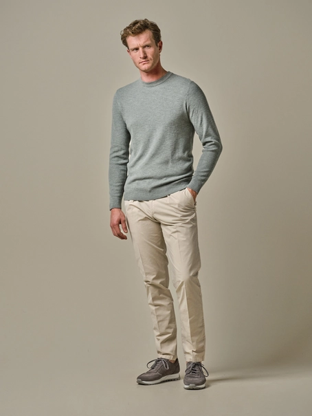 Profuomo PULLOVER CREW NECK LS GREEN