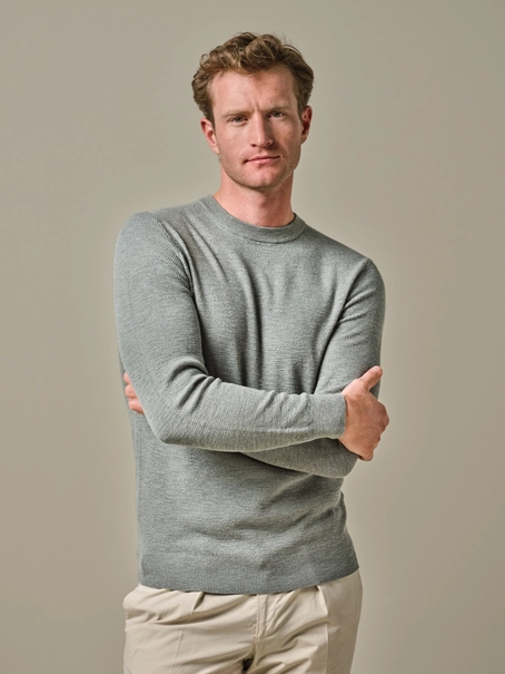 Profuomo PULLOVER CREW NECK LS GREEN