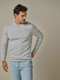 Profuomo PULLOVER CREW NECK LS L GREY