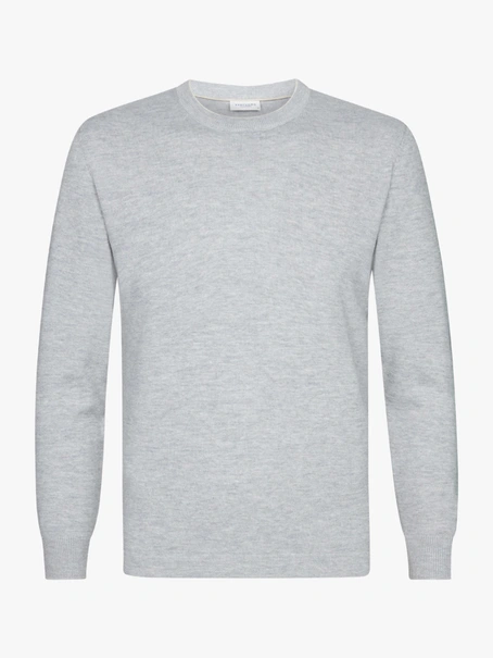 Profuomo PULLOVER CREW NECK LS L GREY