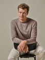 Profuomo PULLOVER CREW NECK LS M BROWN