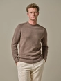Profuomo PULLOVER CREW NECK LS M BROWN