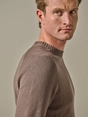 Profuomo PULLOVER CREW NECK LS M BROWN