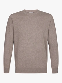 Profuomo PULLOVER CREW NECK LS M BROWN