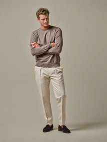 Profuomo PULLOVER CREW NECK LS M BROWN