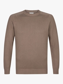 Profuomo PULLOVER CREW NECK LS M BROWN
