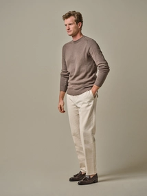 Profuomo PULLOVER CREW NECK LS M BROWN