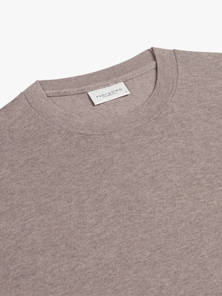 Profuomo PULLOVER CREW NECK LS M BROWN