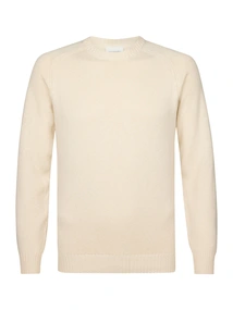 Profuomo PULLOVER CREW NECK LS OFF WHITE