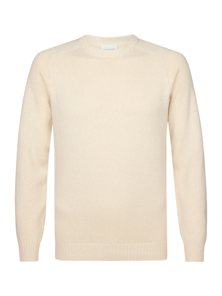 Profuomo PULLOVER CREW NECK LS OFF WHITE