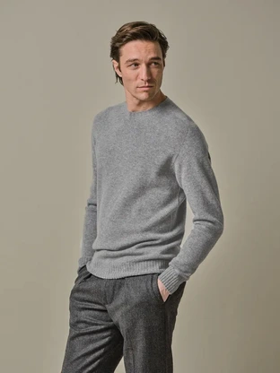 Profuomo PULLOVER CREW NECK M GREY